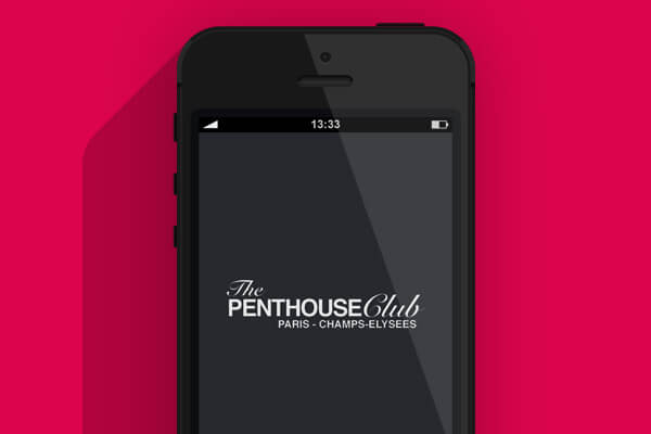 Application smartphones Penthouse Club Paris