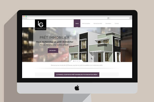 site web LG Finance